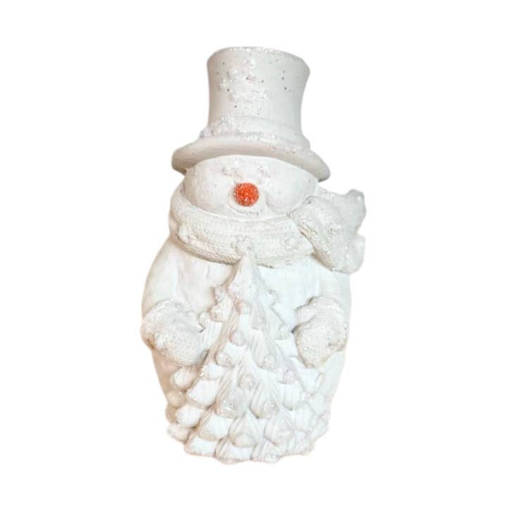 Cement Christmas Snowman for wholesale by Love Nene