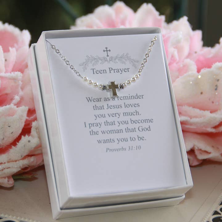 Teen Prayer Necklace TN-10 for wholesale by Collectables America