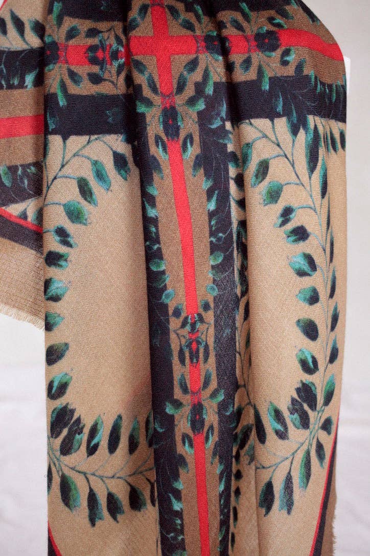 Lyon Roark - Wholesale Scarf - Women's - Victoire, Camel: Classic1