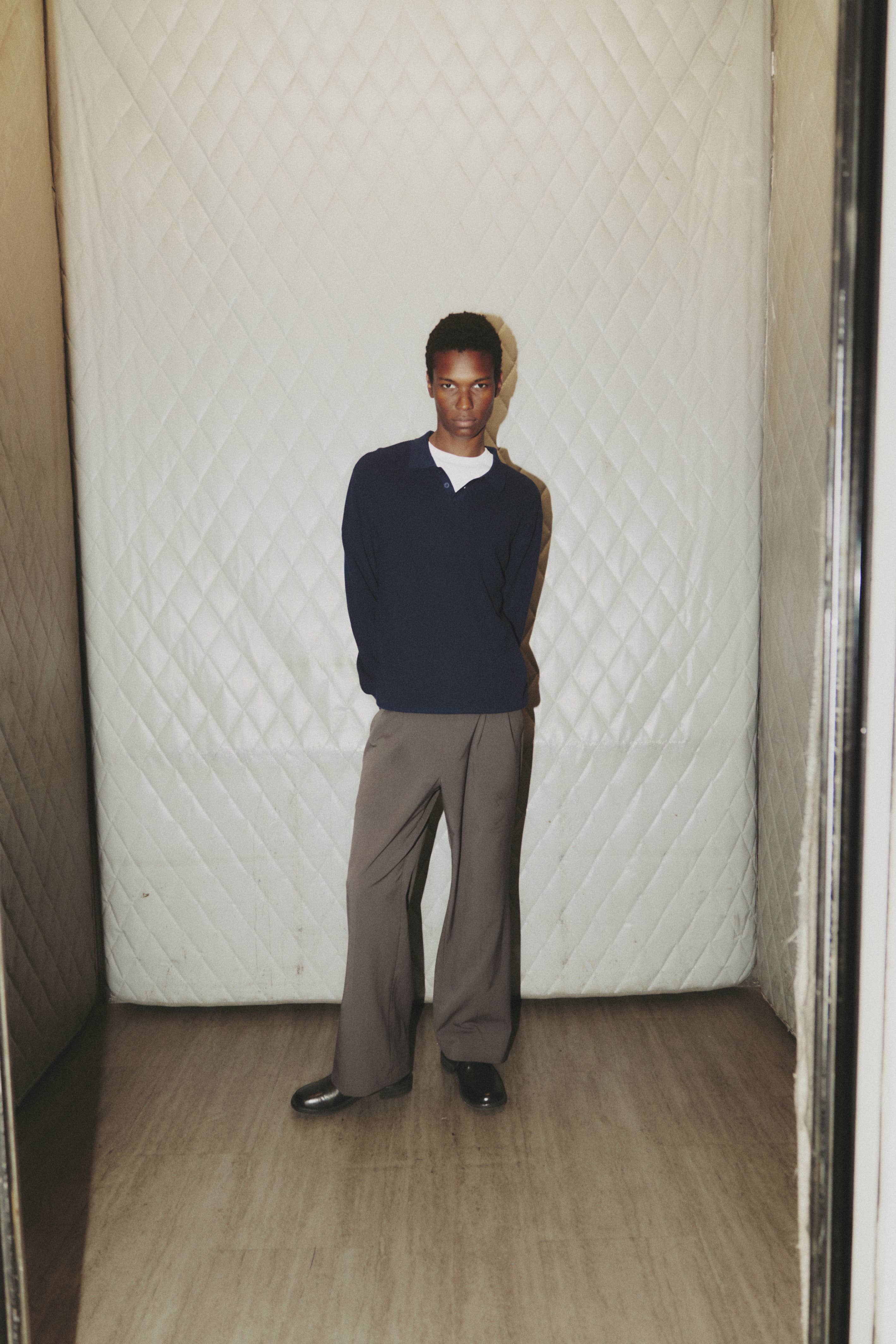 MOD REF - Wholesale Knit Sweater - Unisex - The Damien Sweater | Knit Polo Sweater Top21