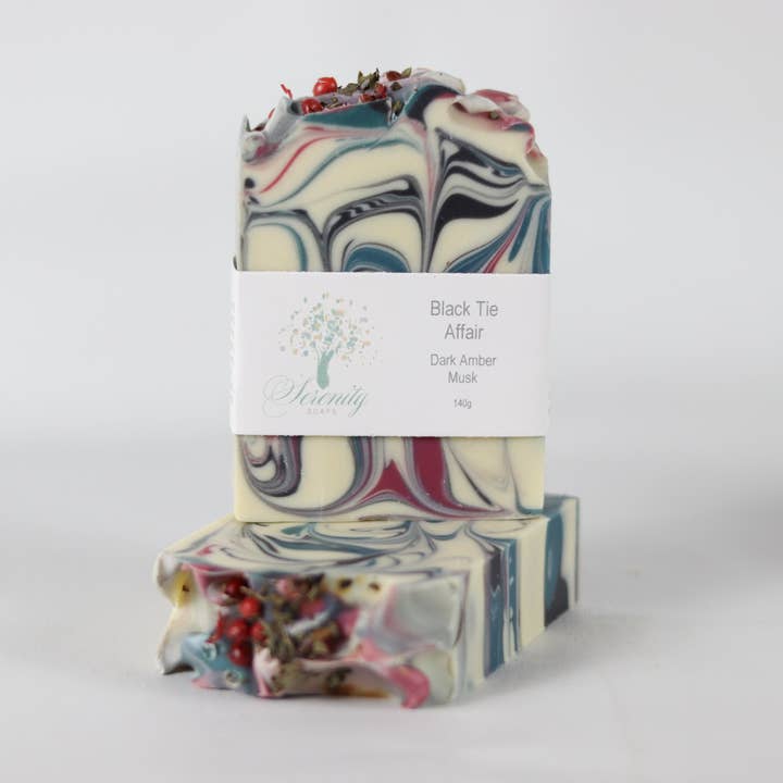 Affaire cravate noire pour la vente par Serenity Soaps