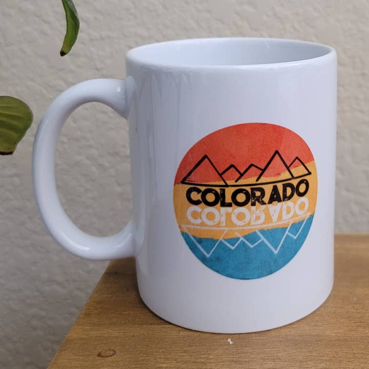 Colorado Colorful Coffee/Tea Mug 11 oz for wholesale by DJ Photography