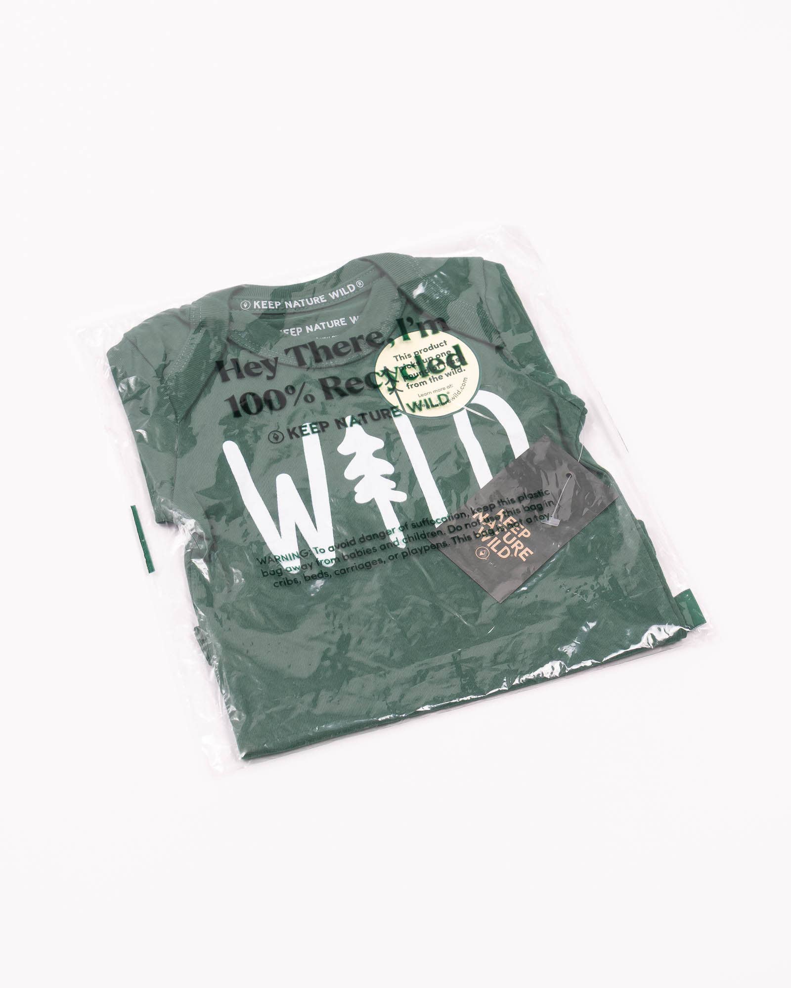 Keep Nature Wild - Wholesale Bodysuit (Non-Footed) - Baby - Wild Pine Baby Bodysuit | Heather Forest7