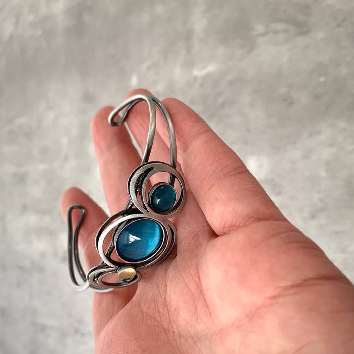 Christophe Poly / Crono Design - Vente Bracelet manchette - BRACELETS (B) - Manchette en fil en tailles 1 et 2, toutes deux ajustables34