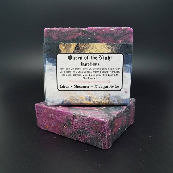 Bleak Boutique - Wholesale Bar Soap - "Queen of the Night" Handmade Vegan Bar Soap