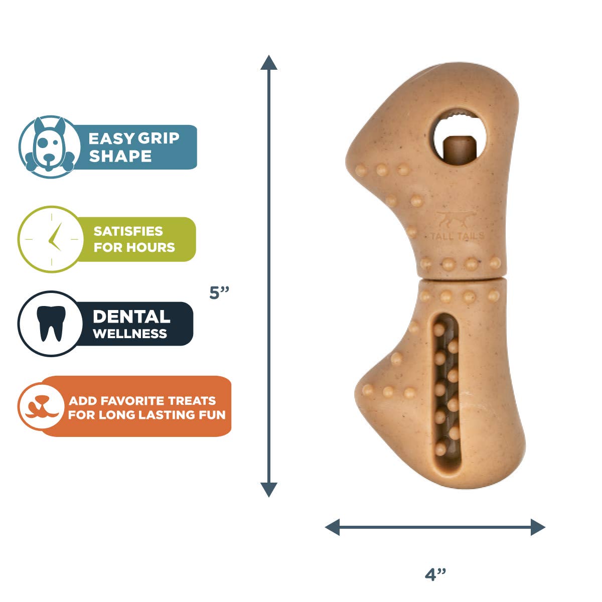 Tall Tails - Vente Jouet à mâcher – chien - Support Bully Stick pour chiens, taille M, 5 po1