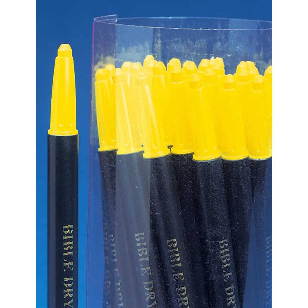 Dicksons - Venta al por mayor Marcador fluorescente - Bañera de litro seco Yellow Bible1