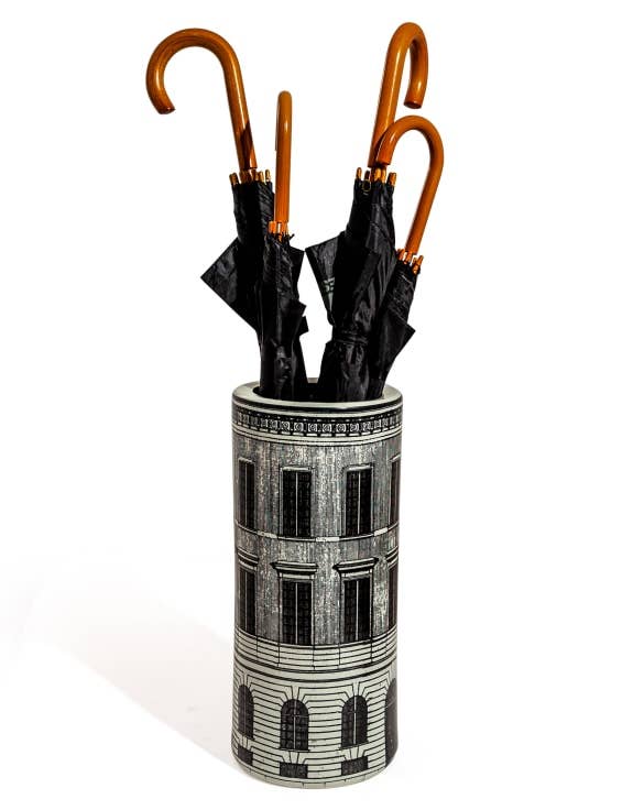 McGowan & Rutherford Ltd - Wholesale Umbrella Stand - Ceramic Neoclassical Architecture Umbrella Stand1
