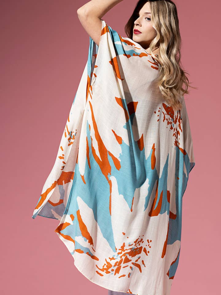 Sweeping Floral Kimono for wholesale by Urbanista