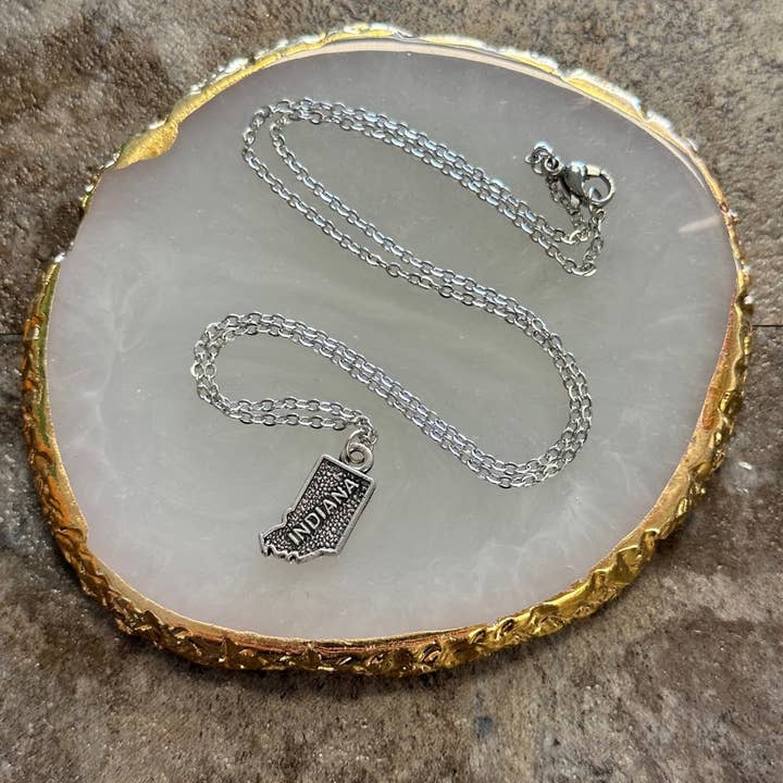 Tiny Indiana Charm Necklace for wholesale by Seize The Night Designs