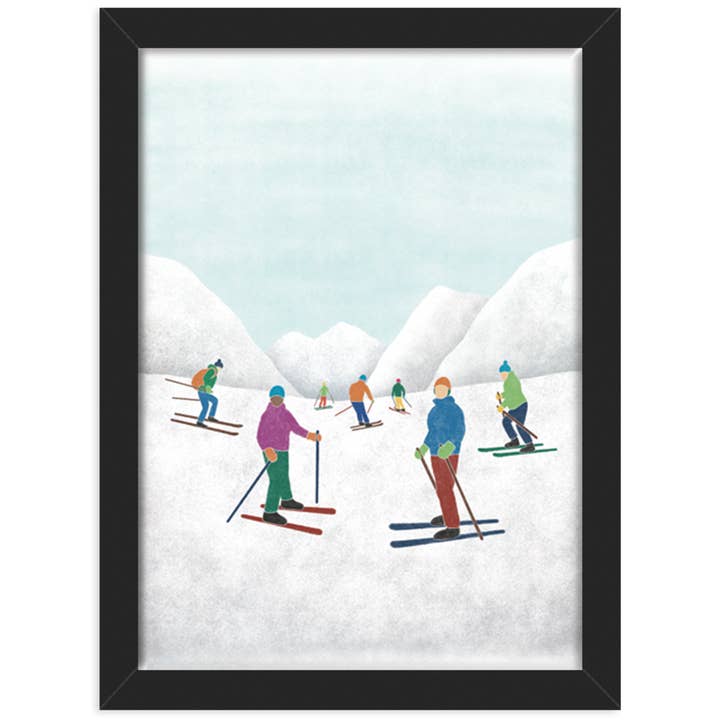 Skiing Print for wholesale by Ingletop