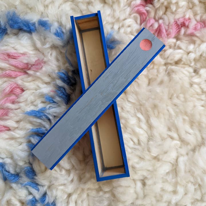 Coral Sunset | Scatola di legno unica nel suo genere dipinta a mano per la vendita all'ingrosso da parte di Foreignspell