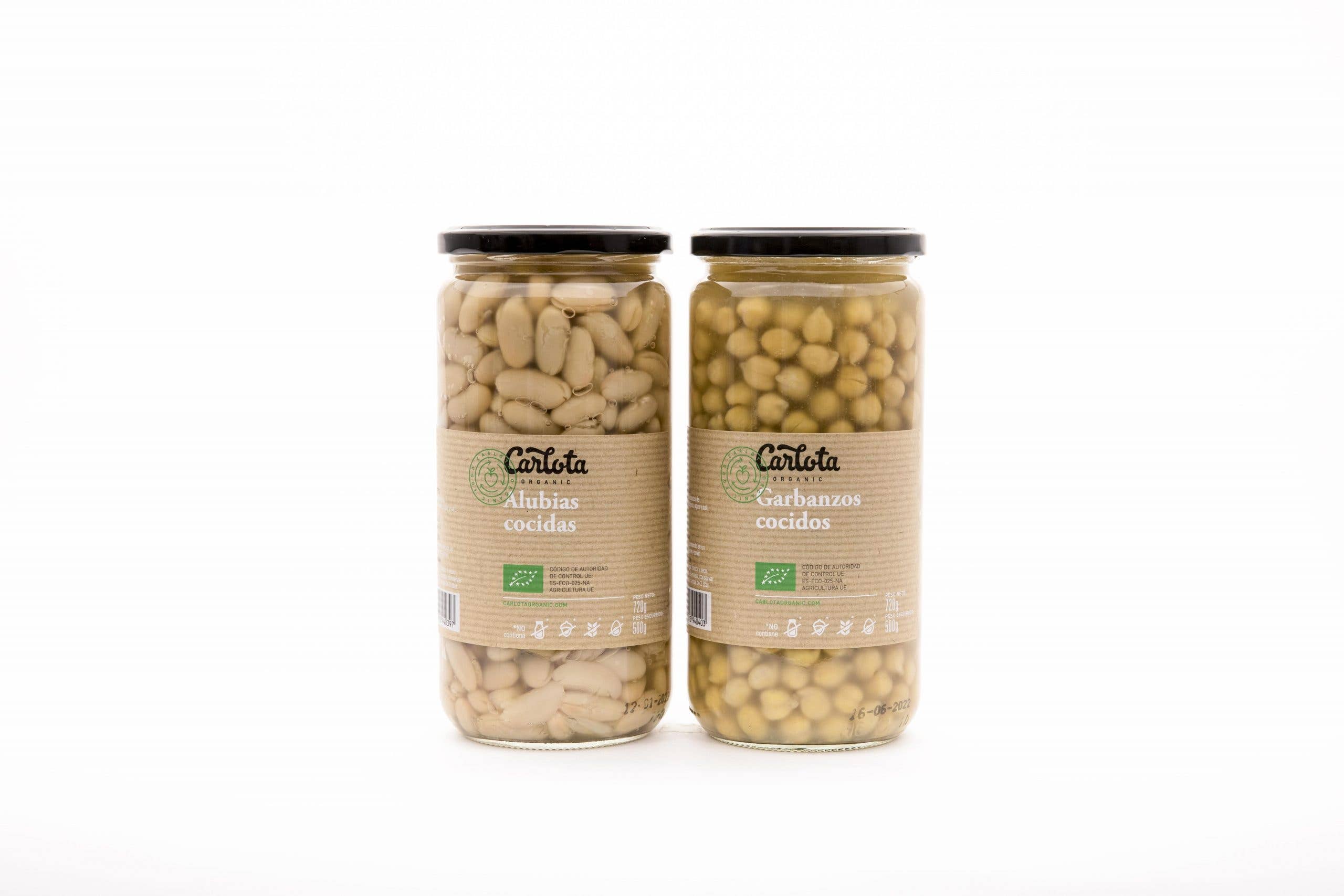 CARLOTA ORGANIC - Wholesale Beans - Cooked beans 720g1