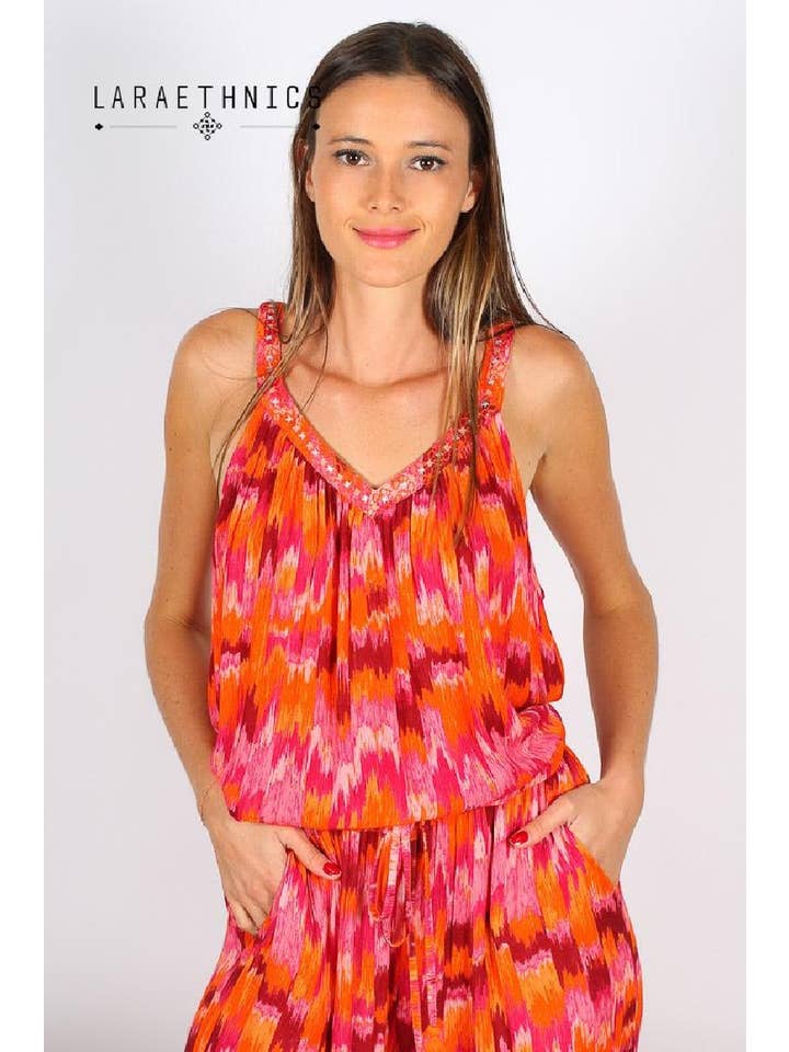 LARA ETHNICS - Wholesale Jumpsuit – Women's - TANK TOP - JAMU8