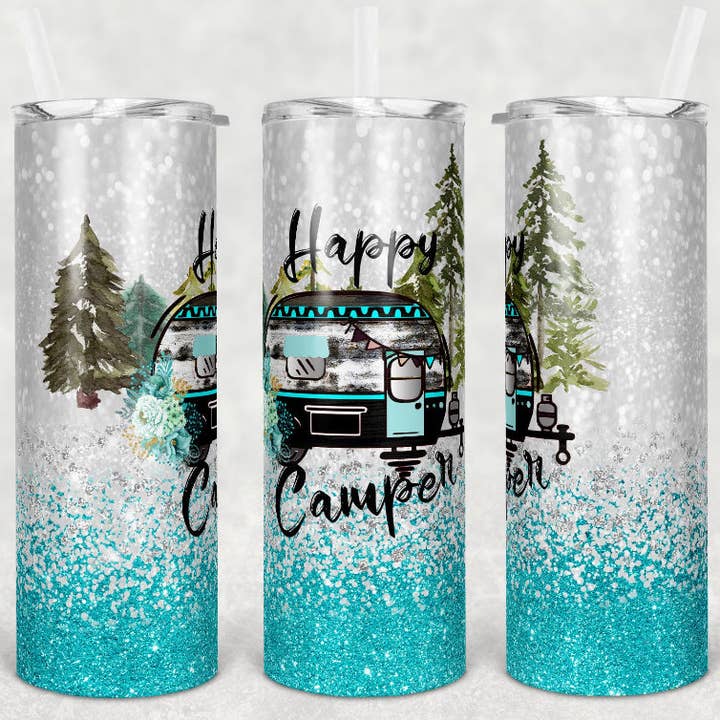 Happy camper for wholesale by Tumblers and More
