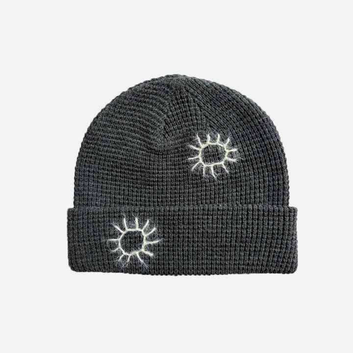 SALINA TRADING INC - Wholesale Beanie – Women's - Handmade Embroidered Sunflower Wool Knit Beanie Cap5