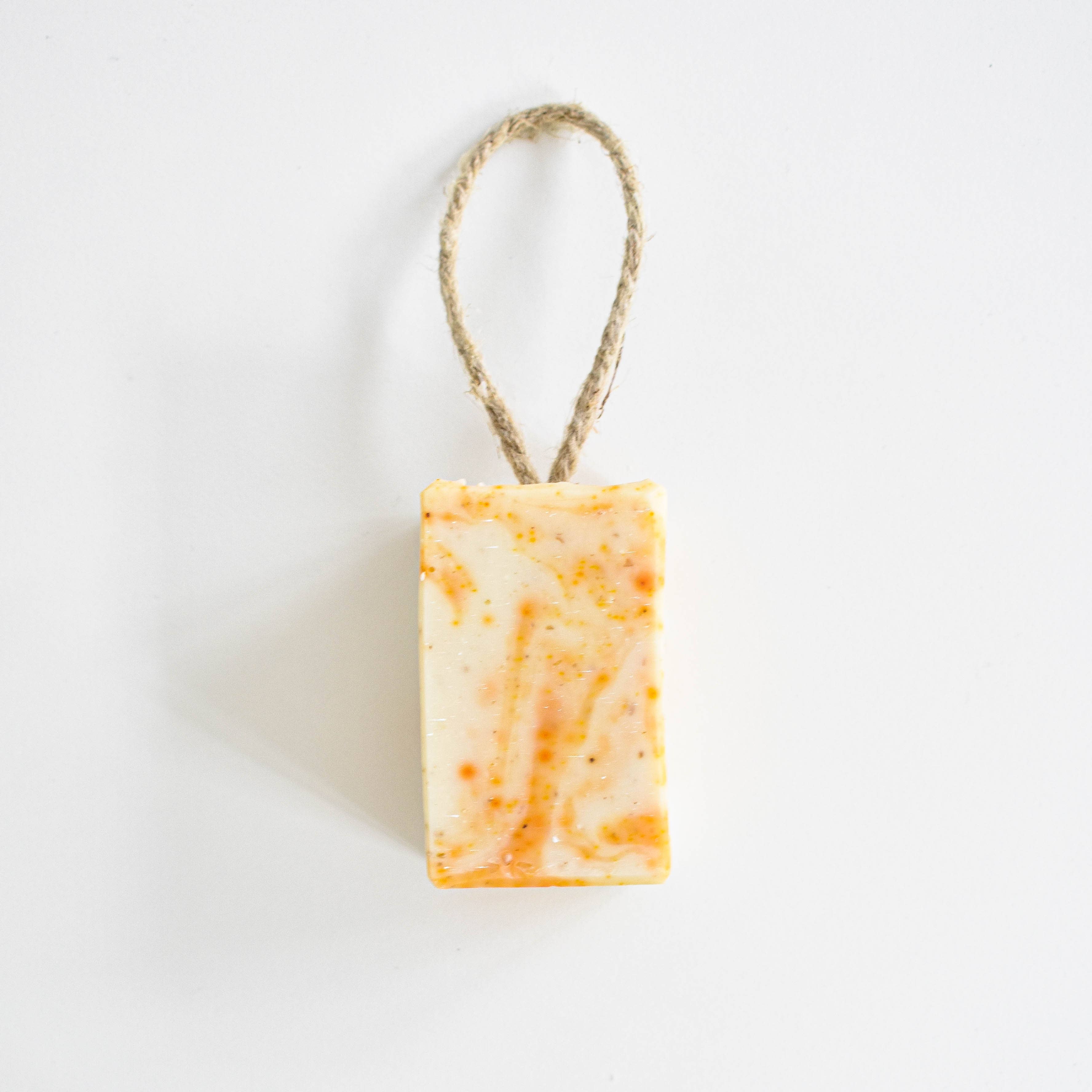 The Natural Spa Cosmetics - Wholesale Bar Soap - Rosemary Clementine Cold Press Soap on a rope - Palm Free3