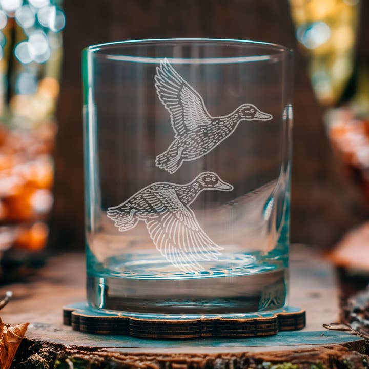Benoit's Design Co. - Wholesale Cocktail/Liquor Glass - Flying Ducks Drinking Glasses4