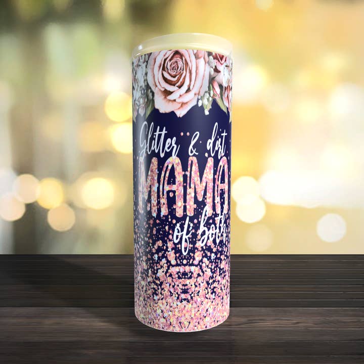 Glitter och smuts mamma till båda Tumbler för wholesale av Antisocial Designs
