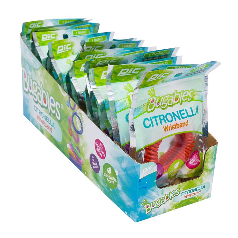 Deluxe Import Trading - Venta al por mayor Repelentes de insectos - Pulsera en espiral de citronela PIC Bugables0