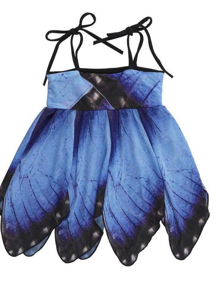 Spiritex - Wholesale Dress - Kids - Kid's Blue Morpho Butterfly Dress0