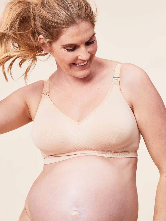 Sugar Candy Basic Seamless Wire Free Bralette - Beige for wholesale on Faire36