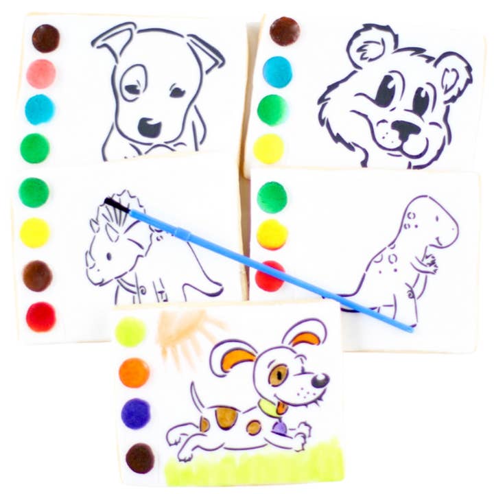 Sweet Sanctions LLC - Wholesale Cookie - Animal Paint Your Own Cookies41