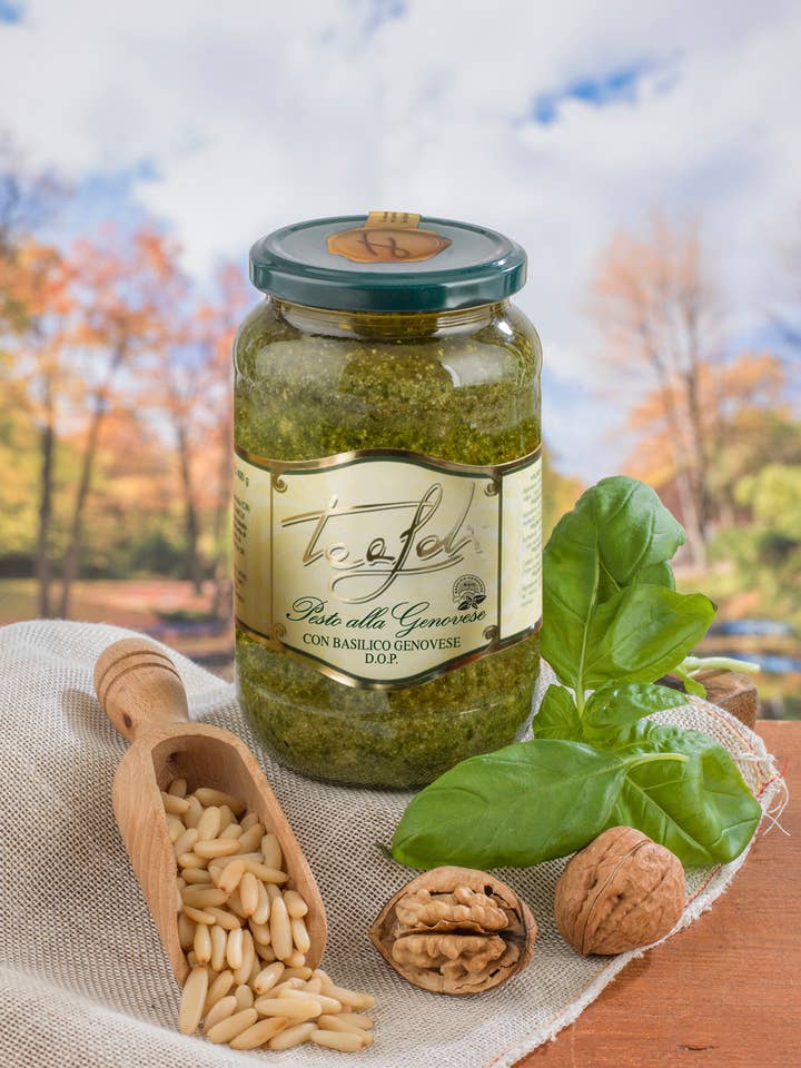 Pesto Alla Genovese 500g for wholesale by ANTICO PASTIFICIO TEALDI SRL (Tealdi)