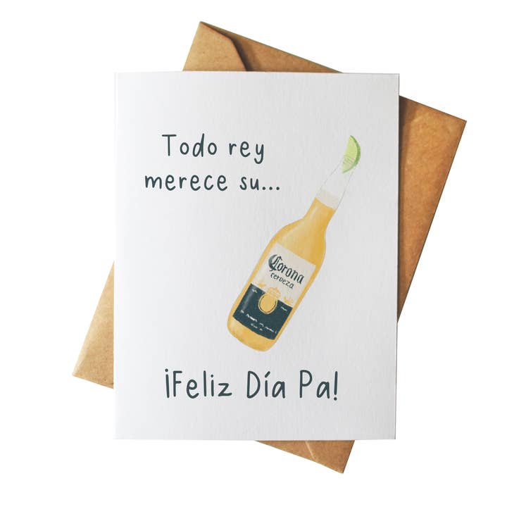 Mazapan Paper Co. - Wholesale Father's Day Card - Todo Rey Merece Su Corona