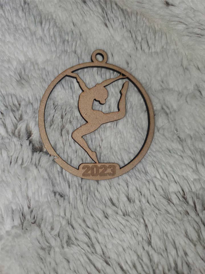 2023 Dance gymnastics ornament Blank for wholesale by Heart n Sol