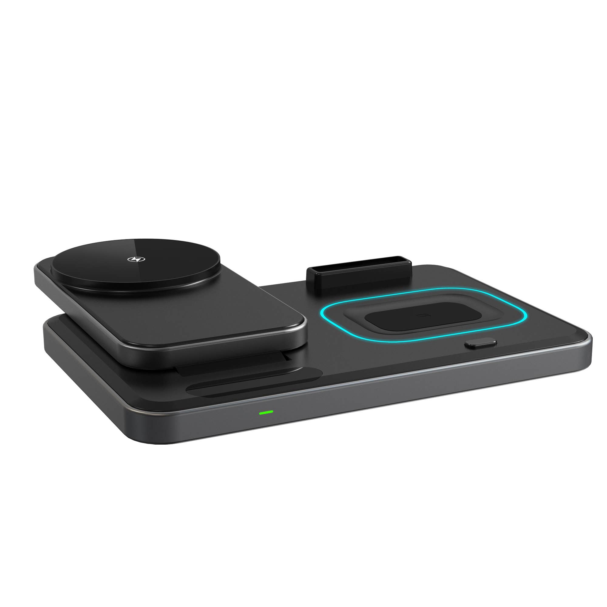 LAX Gadgets - Wholesale Charger - Flat Folding 3-in-1 Fast Wireless Charger -Retail Packaging10