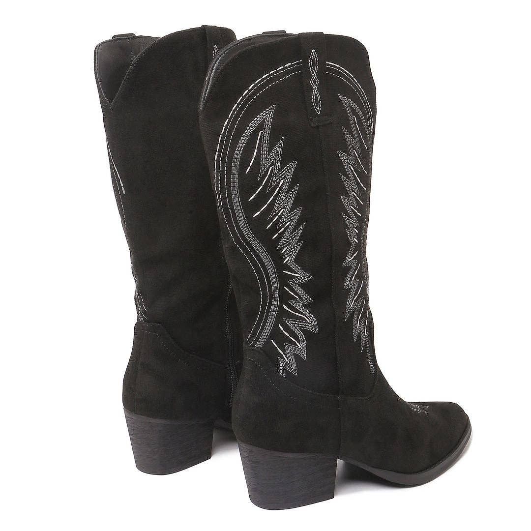 J.Adams Shoes - Wholesale Cowboy Boots - Women's - Roundup | Black2