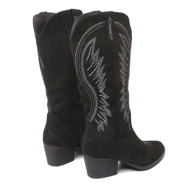 J.Adams Shoes - Wholesale Cowboy Boots - Women's - Roundup | Black2