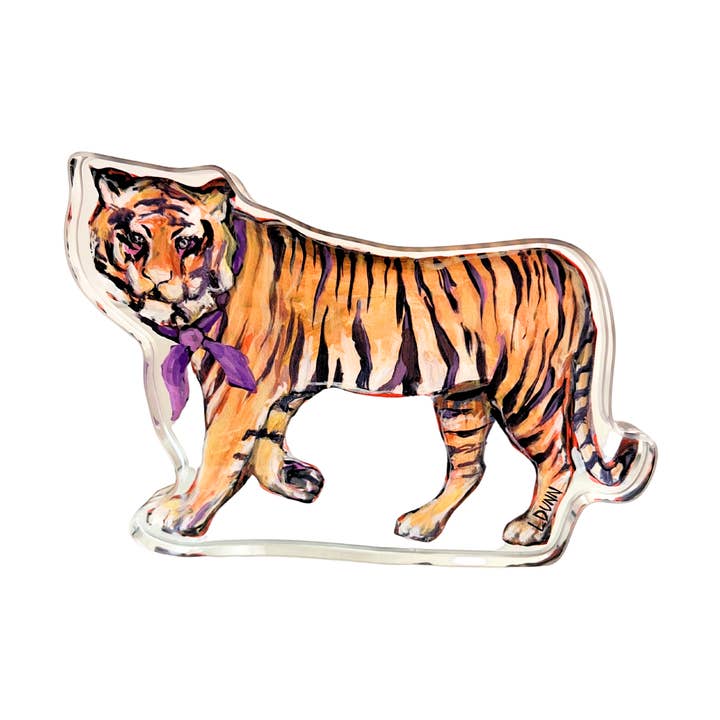 GAMEDAY TIGER ACRYLIC for wholesale by Lauren Dunn