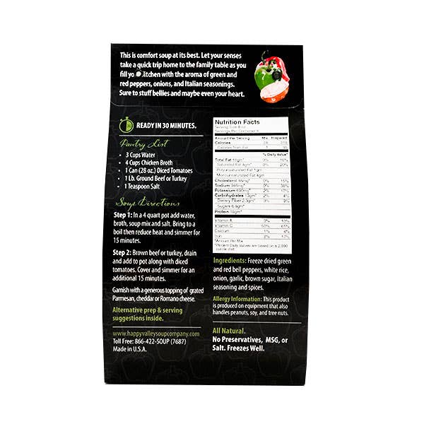 Happy Valley Soup Company - Wholesale Soup - Stuffed Pepper Soup1