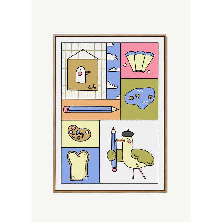 Bloemkolie – Großhandel Poster – Duck der Künstler Poster 50x70cm