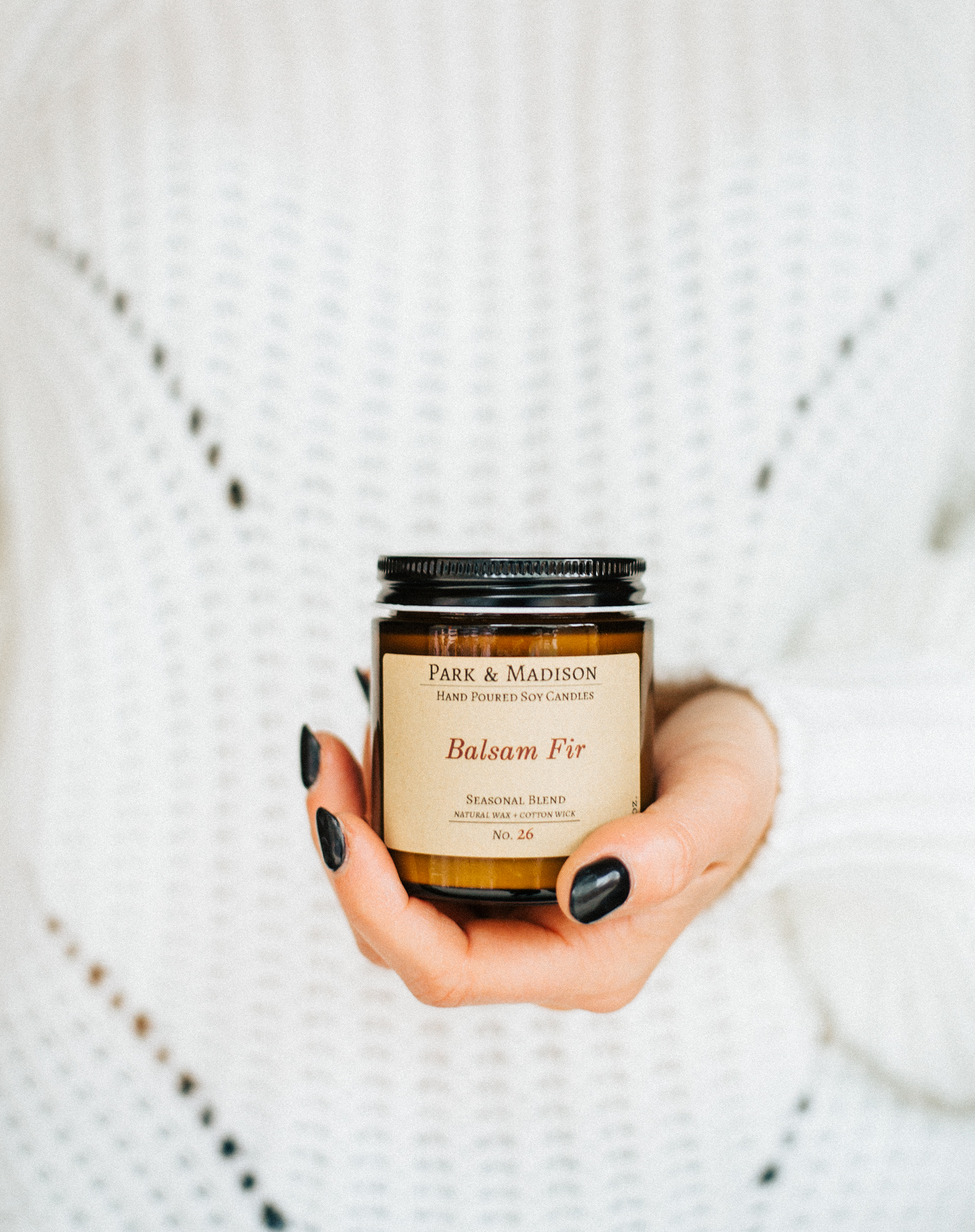 Park & Madison - Vendita all'ingrosso Candela in vasetto - Candela di soia di abete balsamo2