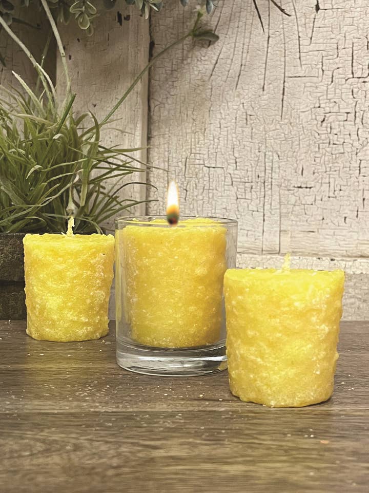 Lemon Blueberry 3 Pack Votive Wholesale for wholesale by Warm Glow Candle Company