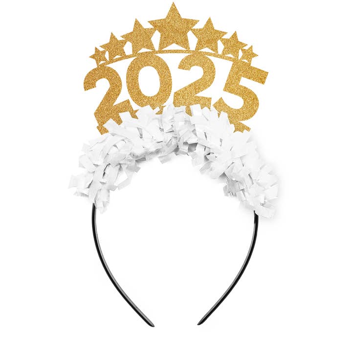 Festive Gal – Chapéu/coroa de festa por atacado – Decoração Coroa com Festa de Festa de Festa de Anos de 2025 Estrelas