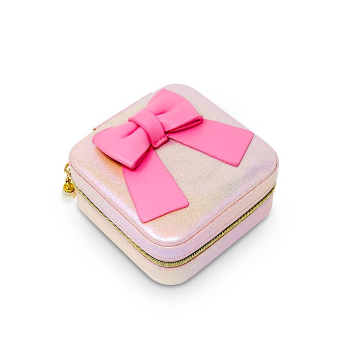 Tiny Treats and ZOMI GEMS - Wholesale Jewelry Box/Organizer - Kids - Shiny Jumbo Bow Jewelry Box