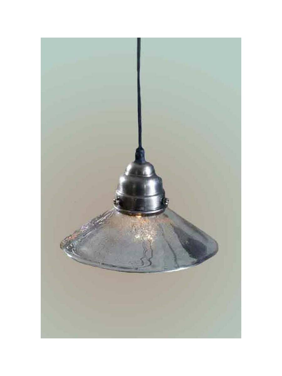 Vagabond Vintage - Wholesale Chandelier/Hanging Light - Classic Shaped Mercury Glass Pendant Lamp with Cord and Plug0