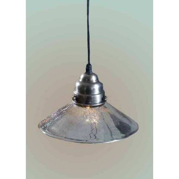 Vagabond Vintage - Wholesale Chandelier/Hanging Light - Classic Shaped Mercury Glass Pendant Lamp with Cord and Plug
