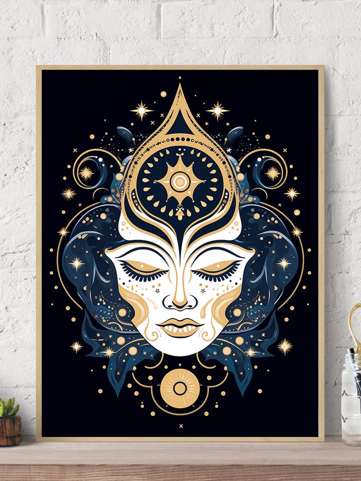 Mystical Third Eye Canvas Wall Art print for wholesale by Arttique - Artistry Canvas Prints