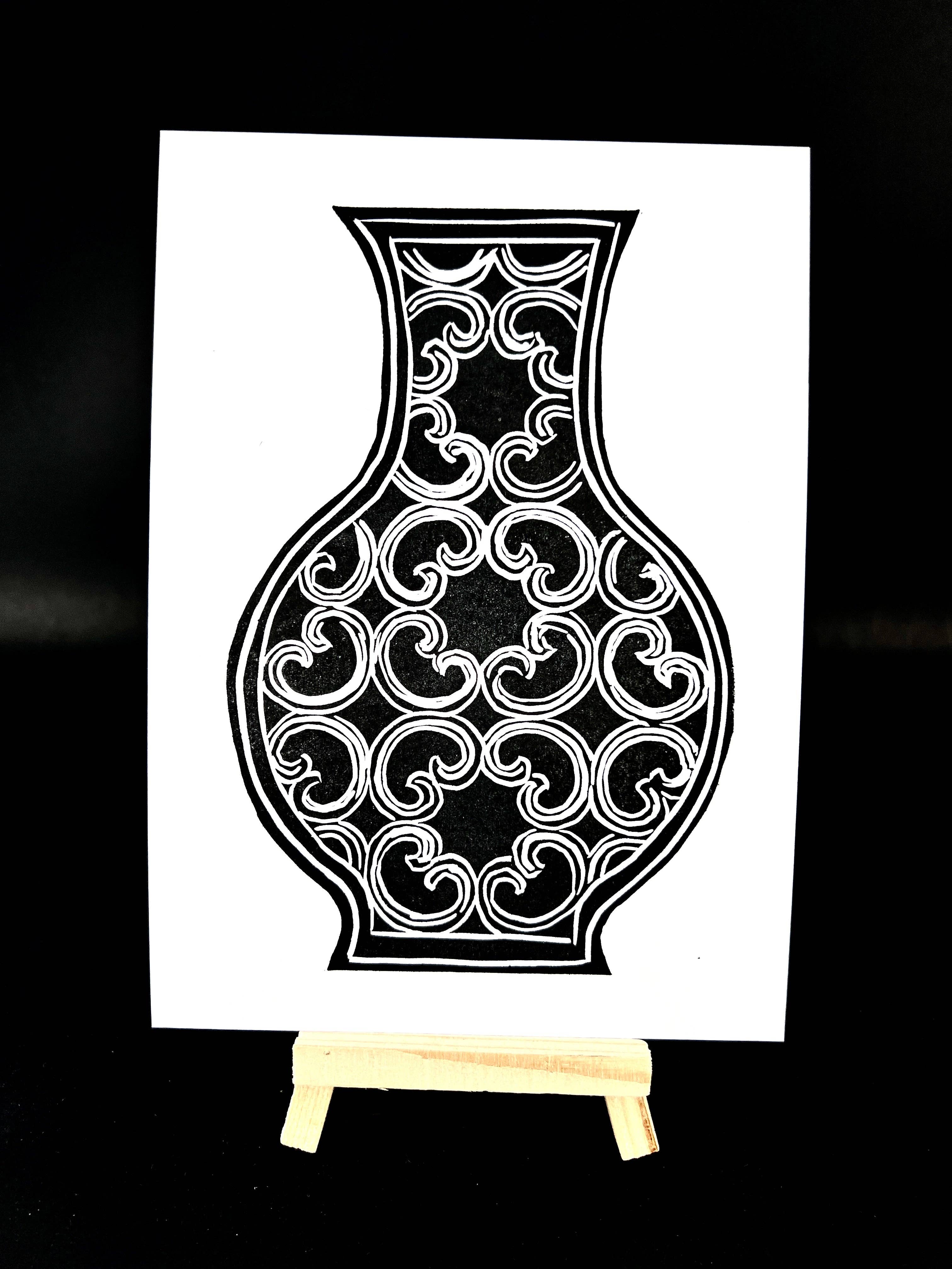 Pixel Palmer - Wholesale Art Print - Yin Yu Tang Chinese vase0