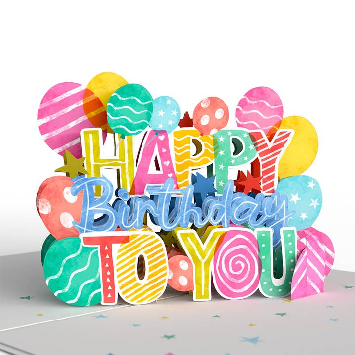 Lovepop Cards - Wholesale Birthday Card - Let's Celebrate Birthday 5''x7'' Card, Birthday Cards