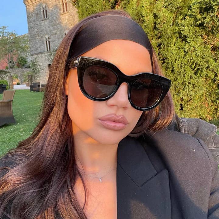 SYLKI – wholesale Fashion headband – women's – Silk Headband - Green - Wide6