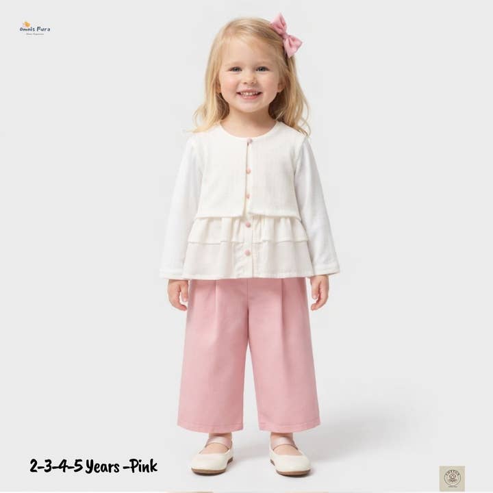 Girls 3-Piece Boutique Outfit Set 2–5 Years for wholesale by Omnis Pura
