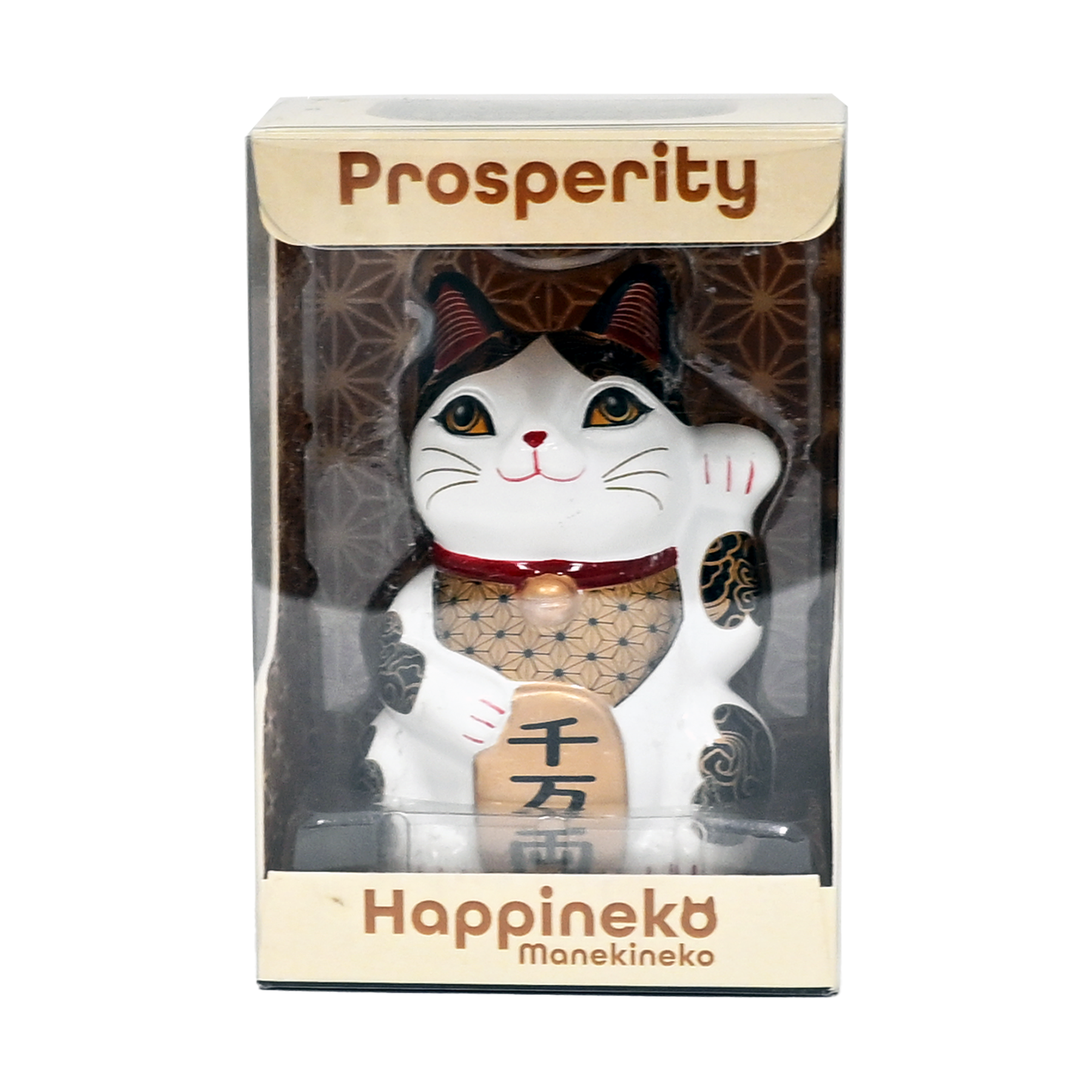 Urban Tokyo – Großhandel Dekofigur – 3,25" H Happineko-Figur Weißer Wohlstand (1/36)1