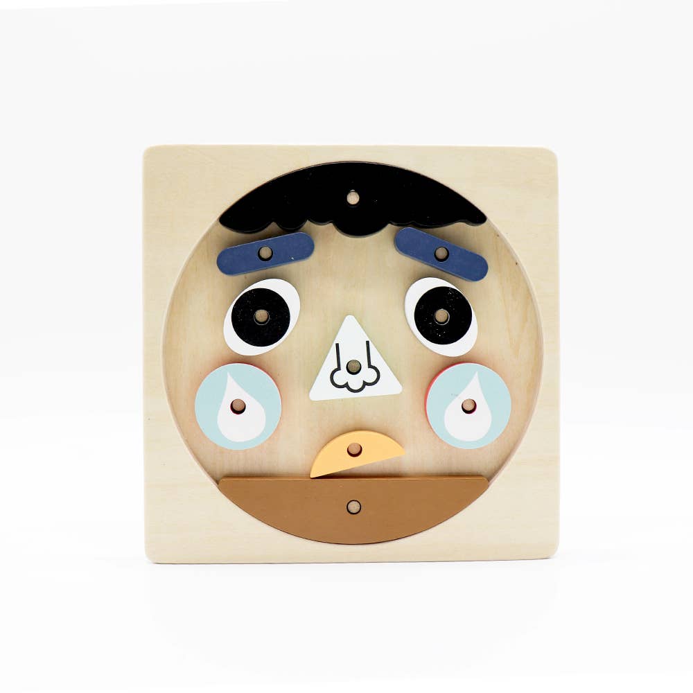 Leo & Friends - Wholesale Puzzle - Kids - Leo & Friends Funny Faces Educational Wooden Puzzle5