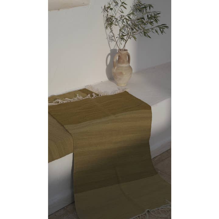 TŪNIQ - Wholesale Area Rug - Plant-Dyed Olive Rug